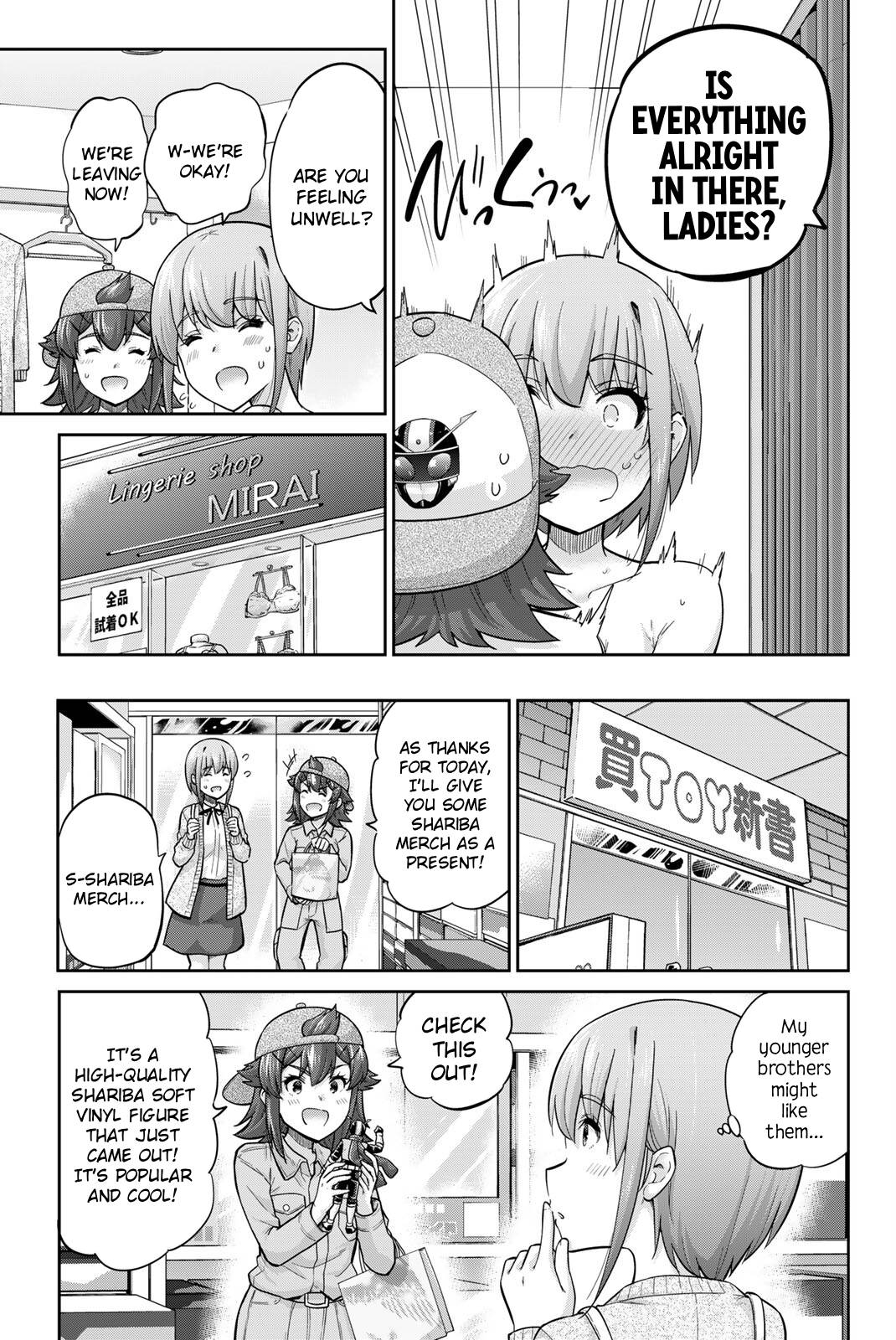 Onegai, Nugashite. Chapter 130 page 9 - Chapter 130: Kotobuki & Chinatsu: Bra Shopping❤️Breast Comparing