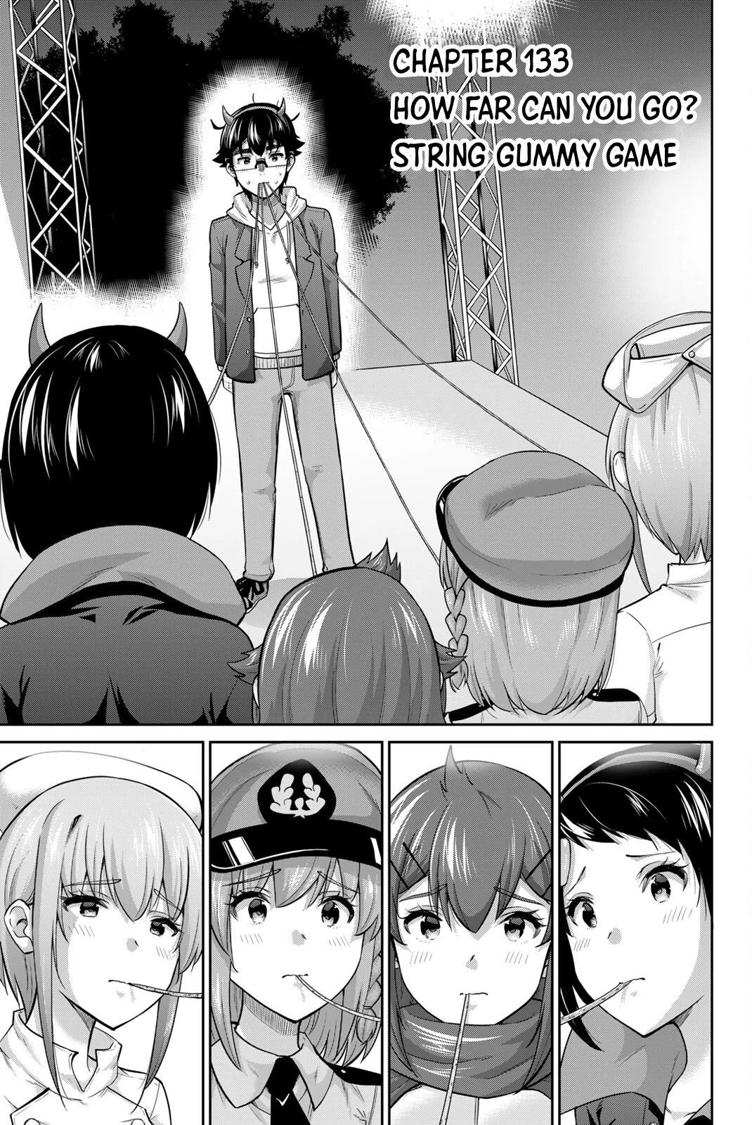Onegai, Nugashite. Chapter 133 page 1 - Chapter 133: How Far Can You Go? String Gummy Game