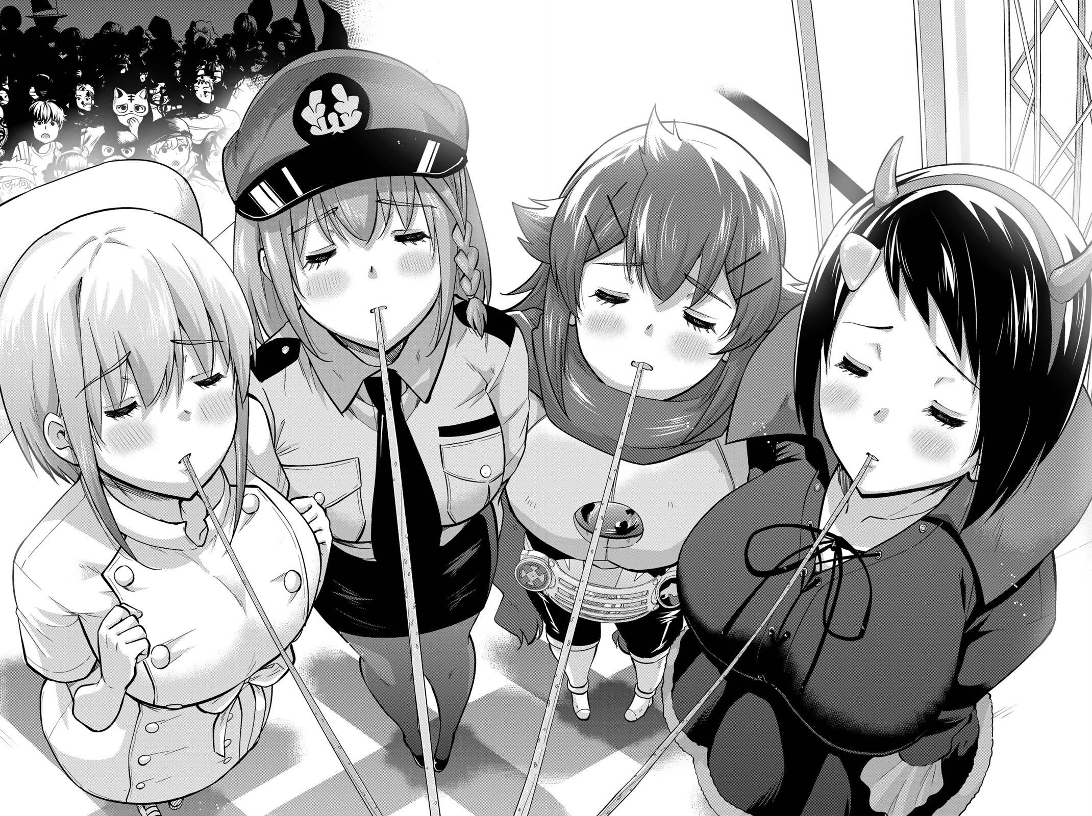 Onegai, Nugashite. Chapter 133 page 12 - Chapter 133: How Far Can You Go? String Gummy Game