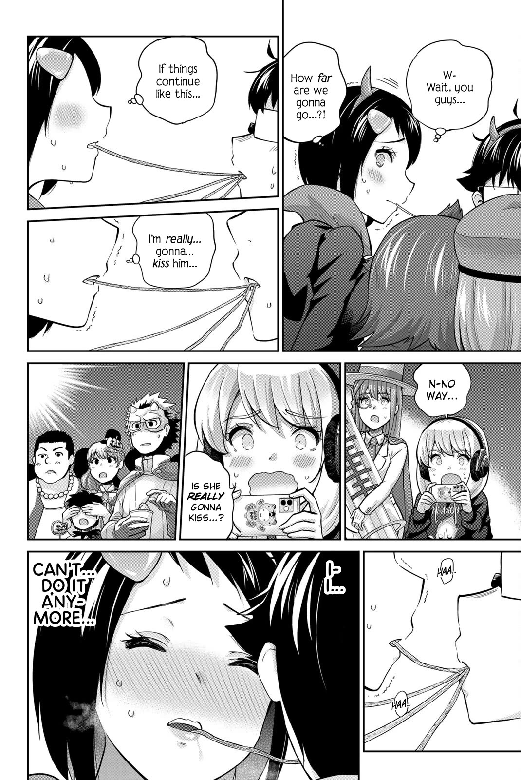 Onegai, Nugashite. Chapter 133 page 13 - Chapter 133: How Far Can You Go? String Gummy Game
