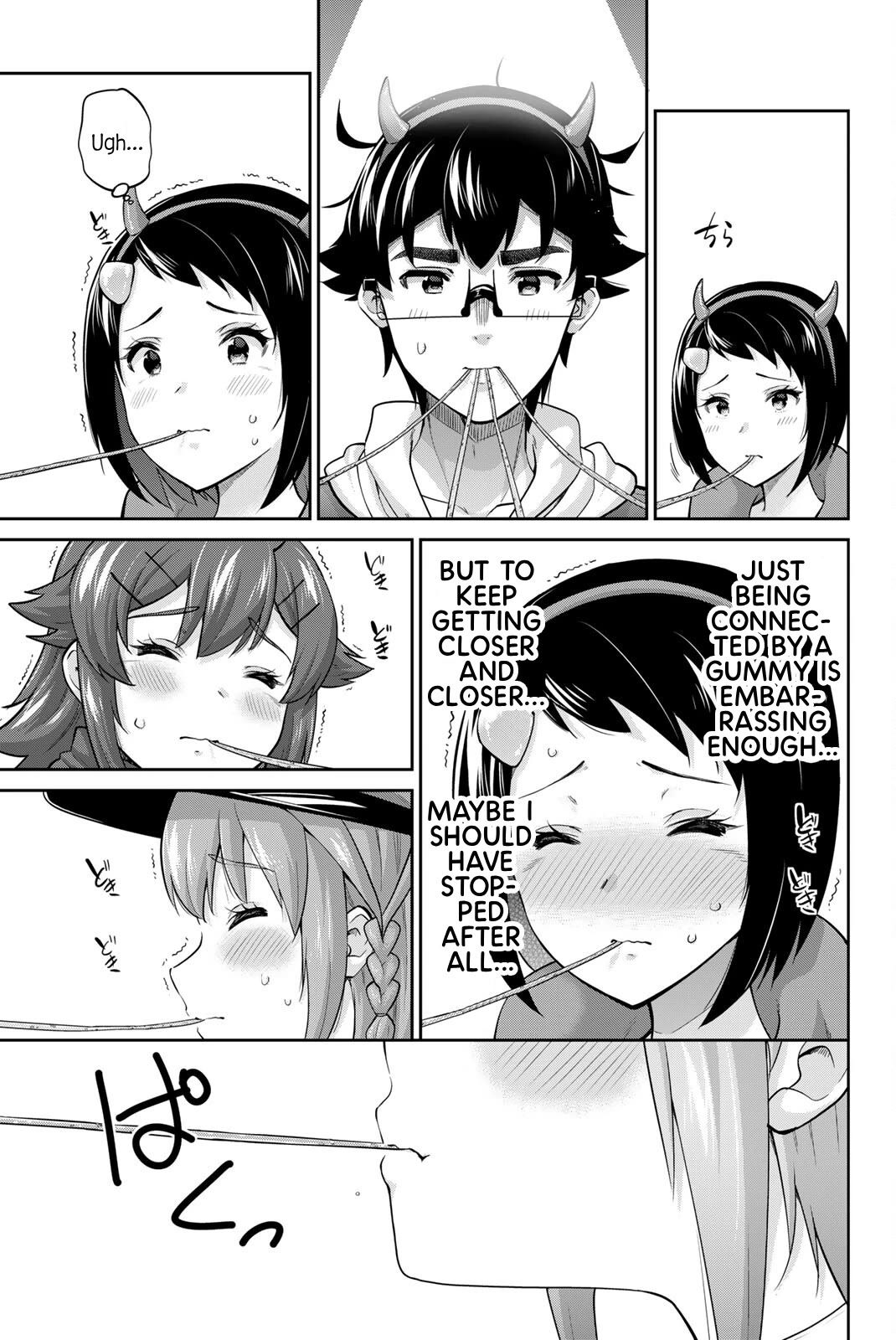 Onegai, Nugashite. Chapter 133 page 3 - Chapter 133: How Far Can You Go? String Gummy Game