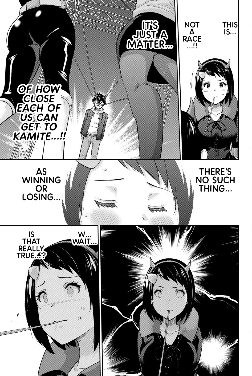 Onegai, Nugashite. Chapter 133 page 7 - Chapter 133: How Far Can You Go? String Gummy Game