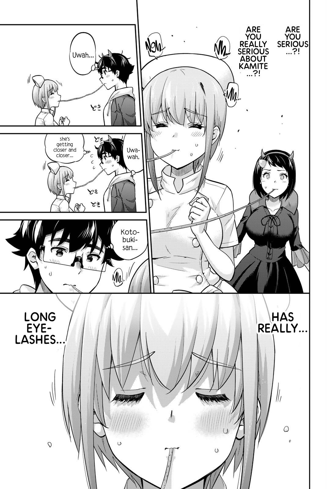Onegai, Nugashite. Chapter 133 page 9 - Chapter 133: How Far Can You Go? String Gummy Game