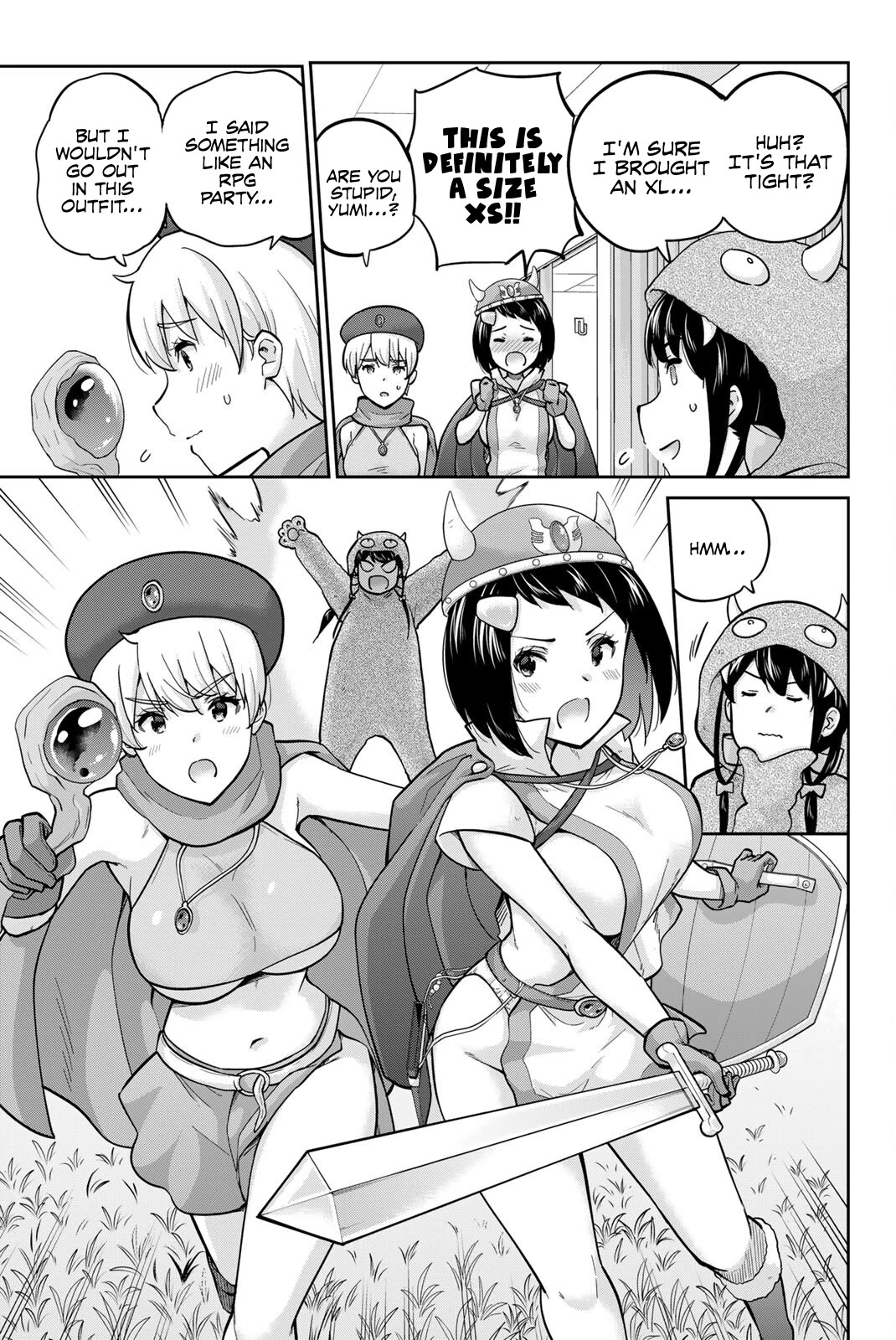 Onegai, Nugashite. Chapter 136.5 page 7 - Chapter 136.5: Extra Page - Tsubasa's Cosplay Outfit Consultation