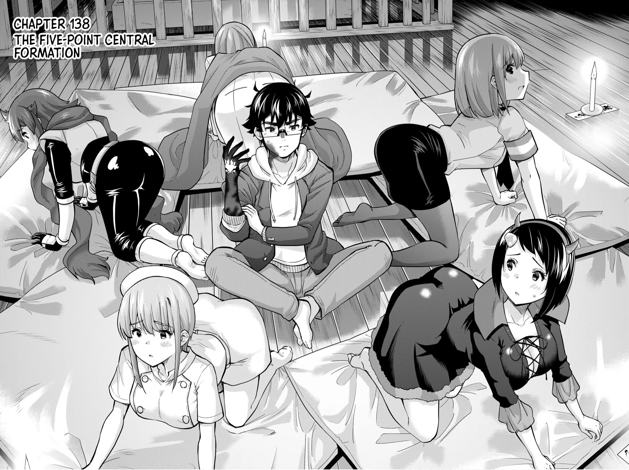 Onegai, Nugashite. Chapter 138 page 2 - Chapter 138: The Five-Point Central Formation