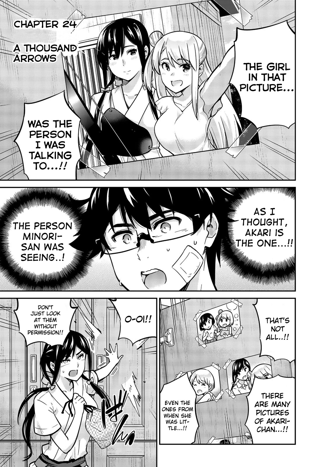 Onegai, Nugashite. Chapter 24 page 1 - Chapter 24: A Thousand Arrows