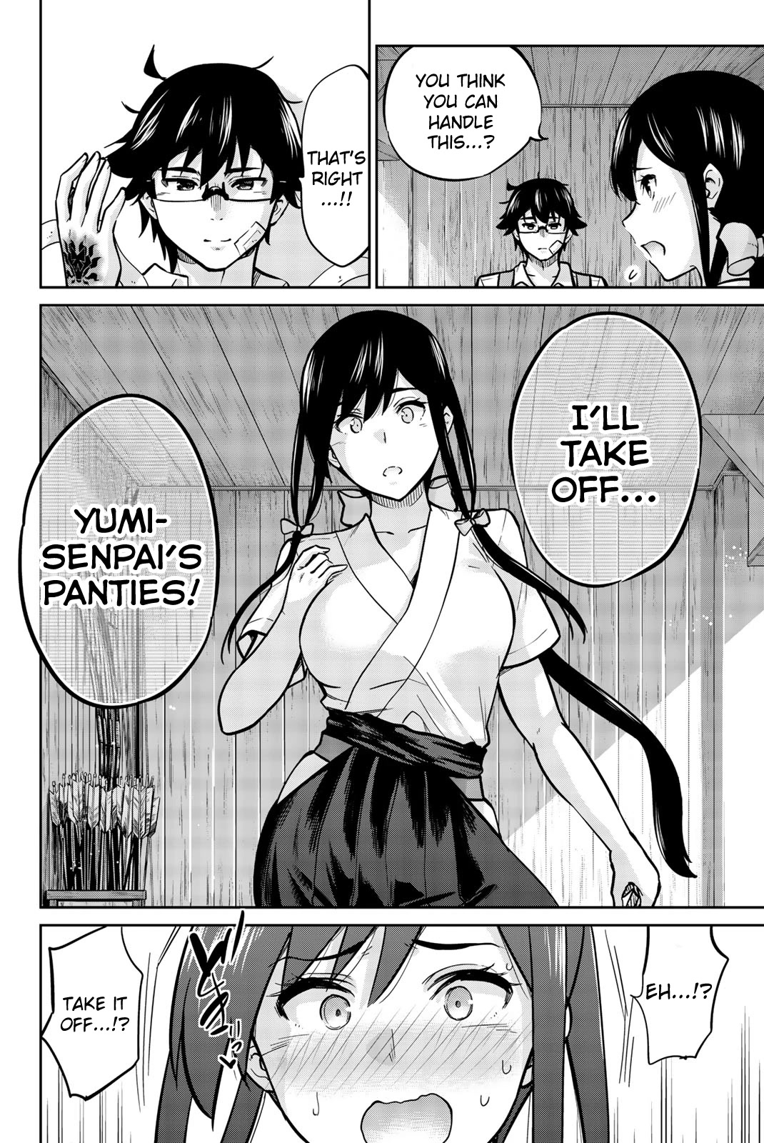 Onegai, Nugashite. Chapter 25 page 10 - Chapter 25: The Shot Reveals the Virtue of the Shooter