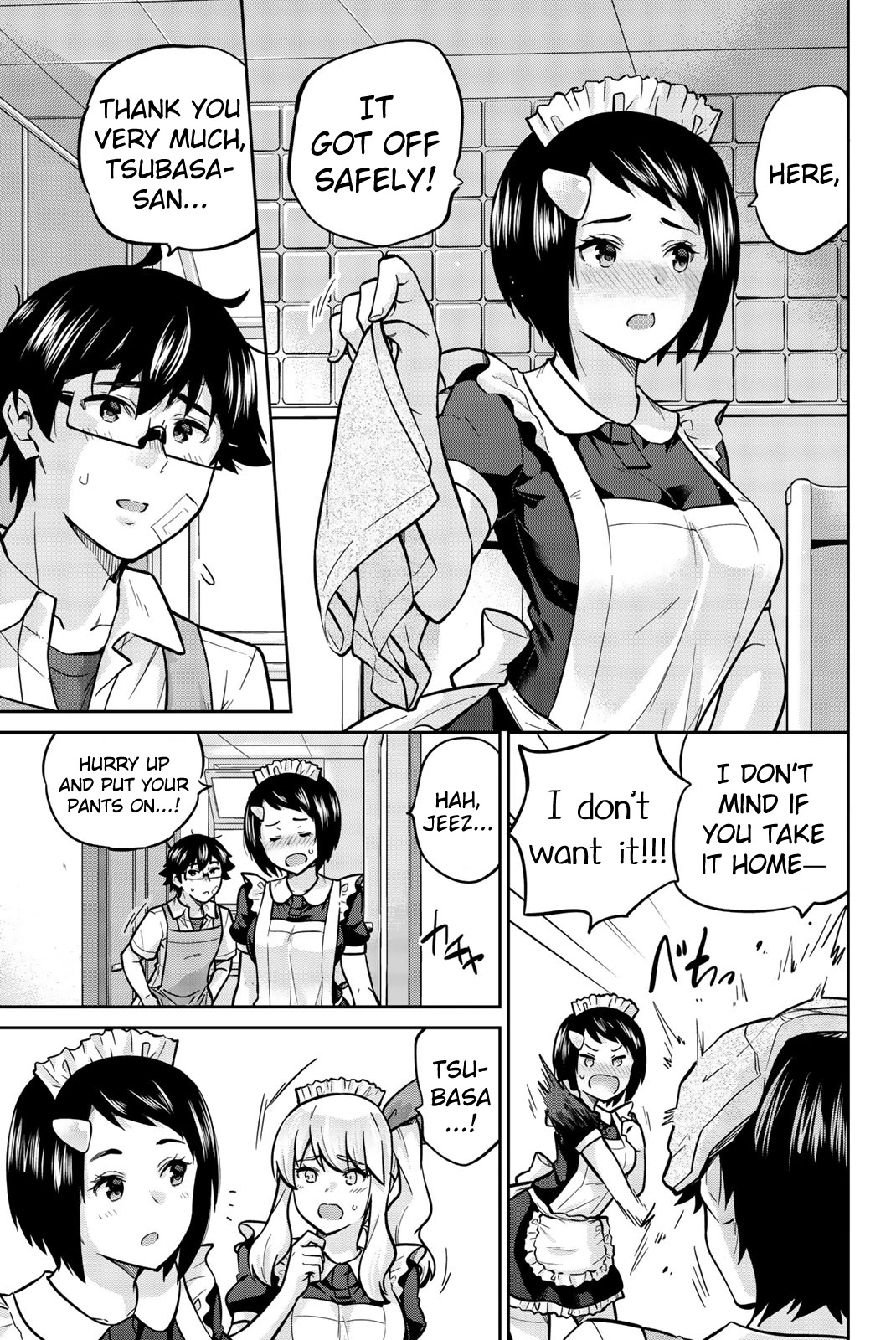 Onegai, Nugashite. Chapter 32 page 12 - Chapter 32: I Can't... Take It All Off...