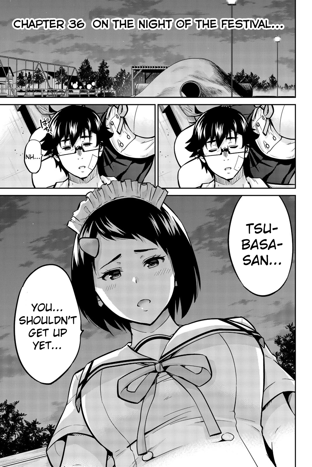 Onegai, Nugashite. Chapter 36 page 1 - Chapter 36: On the Night of the Festival...