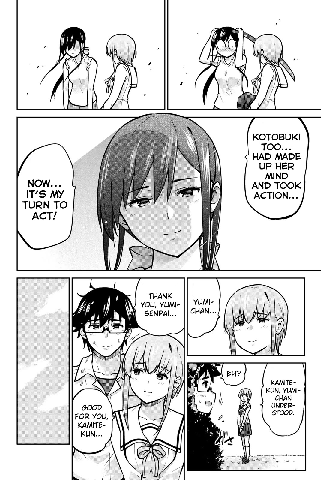 Onegai, Nugashite. Chapter 42 page 14 - Chapter 42: Between Tsubasa and Kotobuki