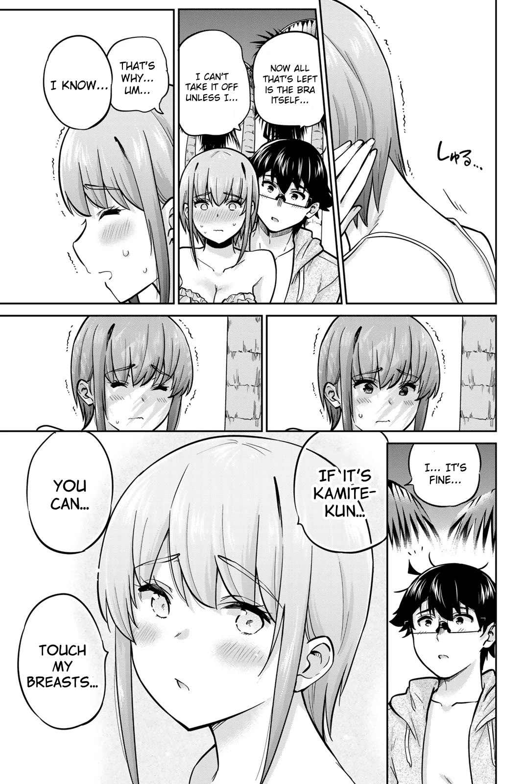 Onegai, Nugashite. Chapter 52 page 13 - Chapter 52: You Can... Touch My Breasts