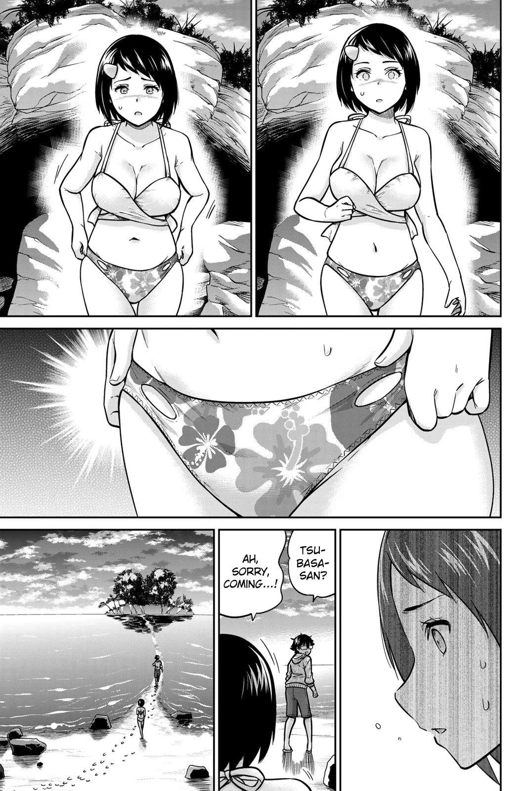 Onegai, Nugashite. Chapter 57 page 13 - Chapter 57: Tsubasa and Going to Heart Island