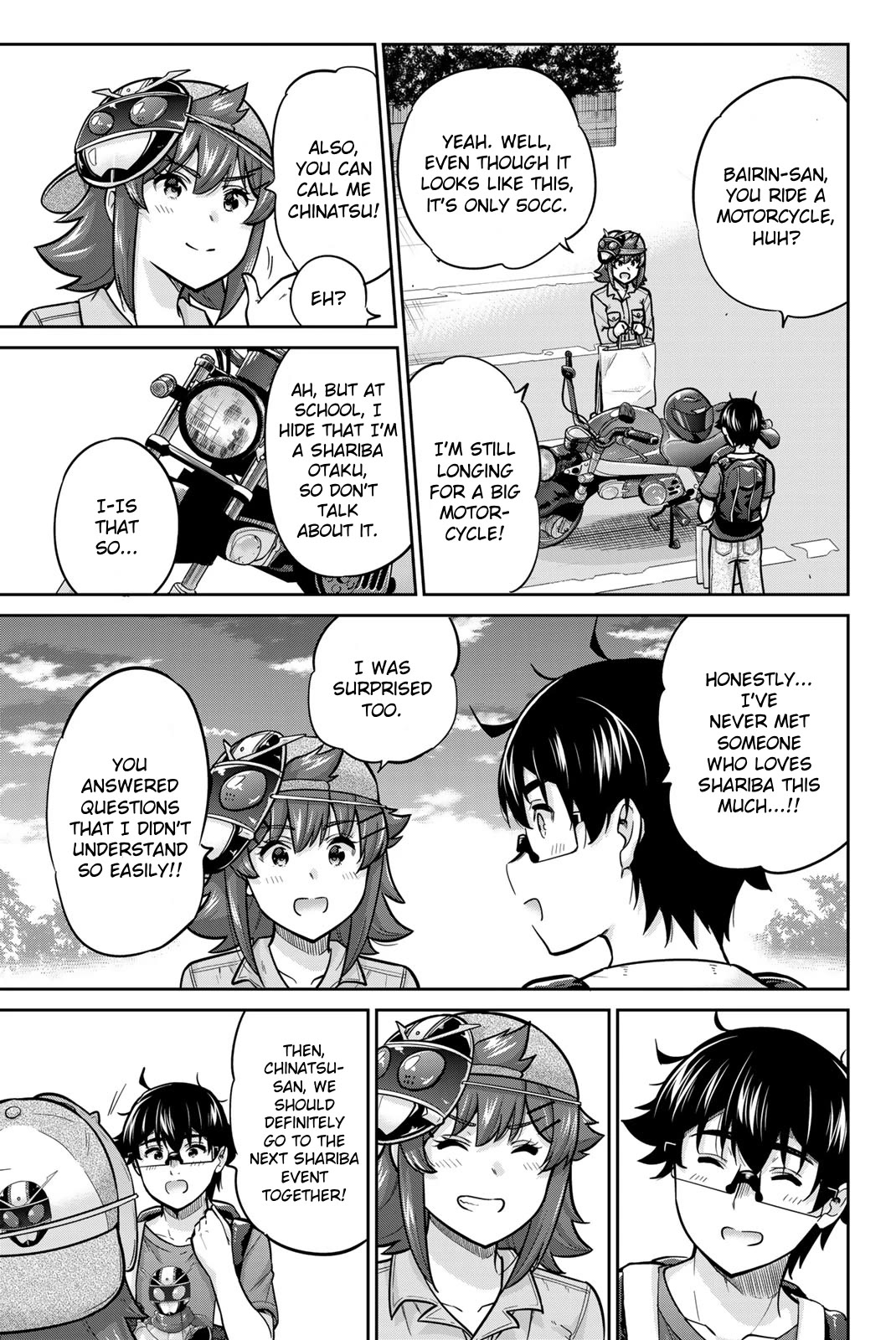 Onegai, Nugashite. Chapter 67 page 15 - Chapter 67: Chinatsu's Summer! Love for Shariba!