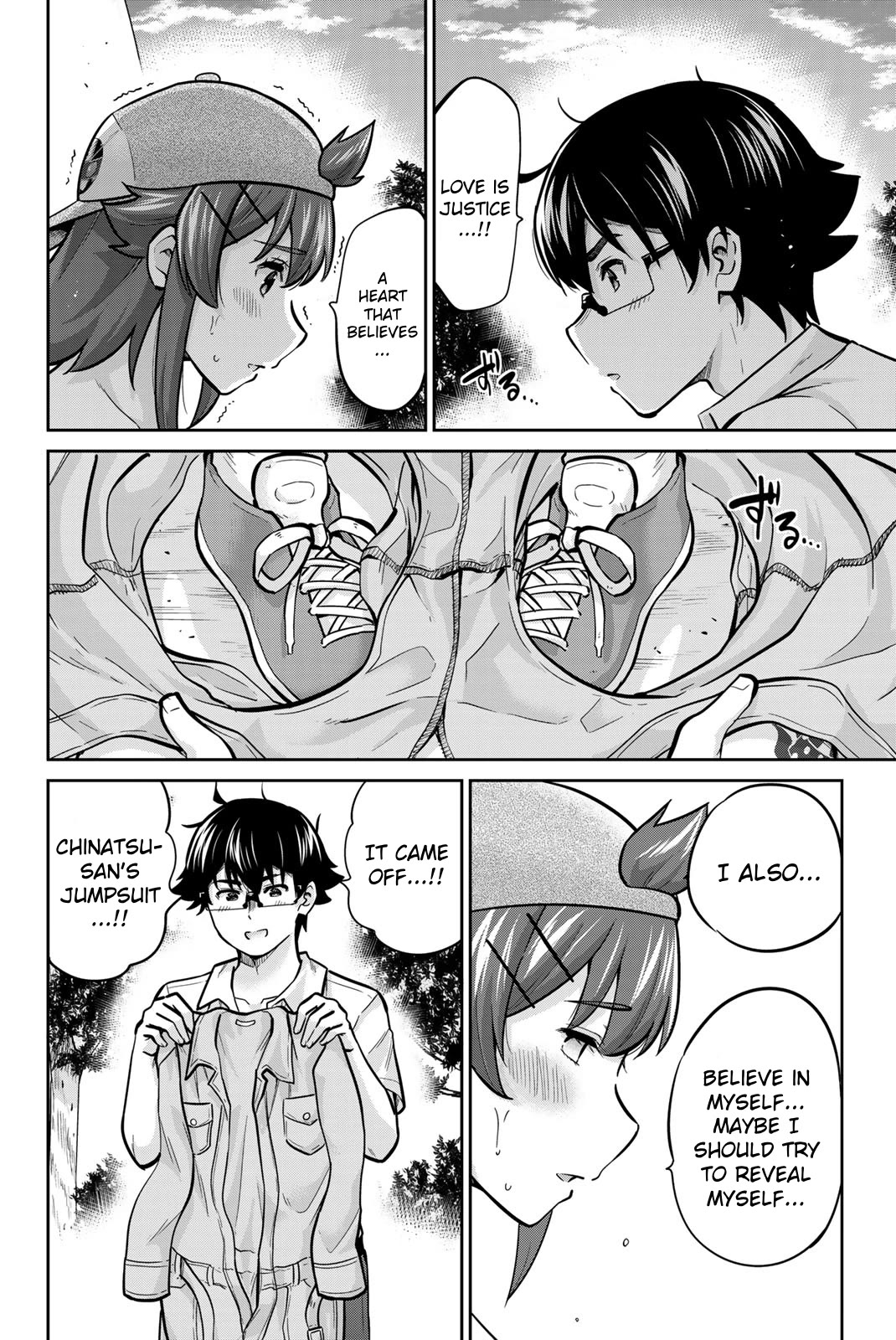 Onegai, Nugashite. Chapter 69 page 18 - Chapter 69: Love Is Justice, A Heart That Believes