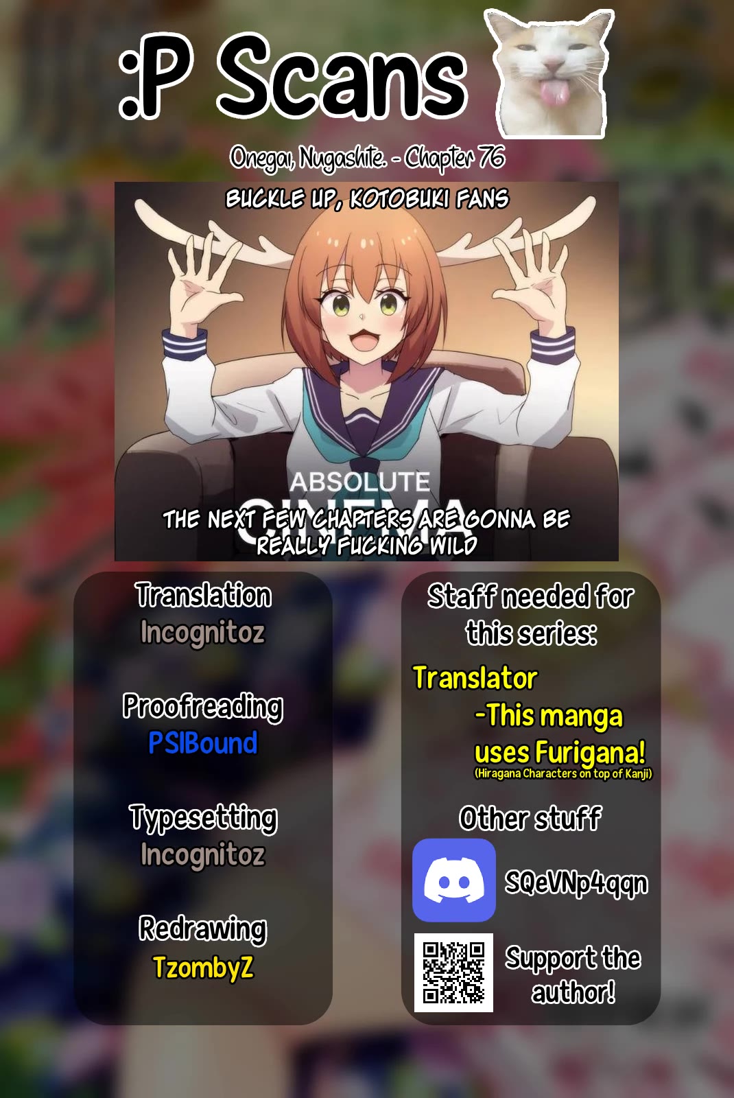 Onegai, Nugashite. Chapter 76 page 18 - Chapter 76: The Snake Sealing Stone