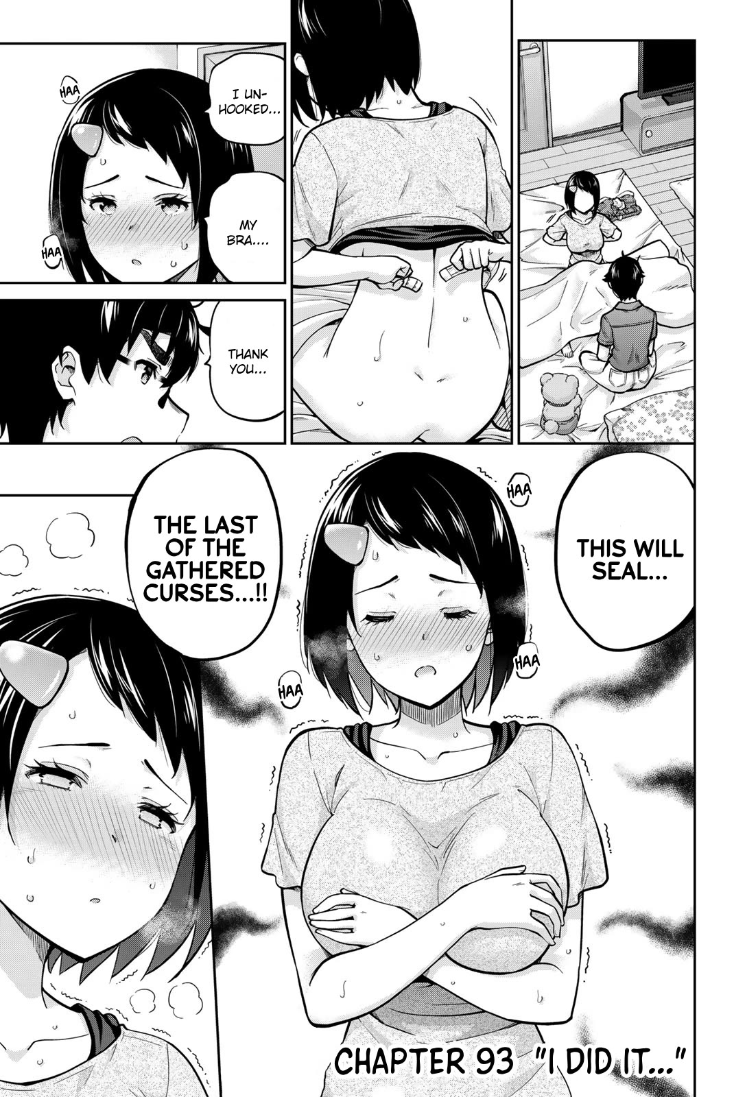 Onegai, Nugashite. Chapter 93 page 1 - Chapter 93: "I Did It..."