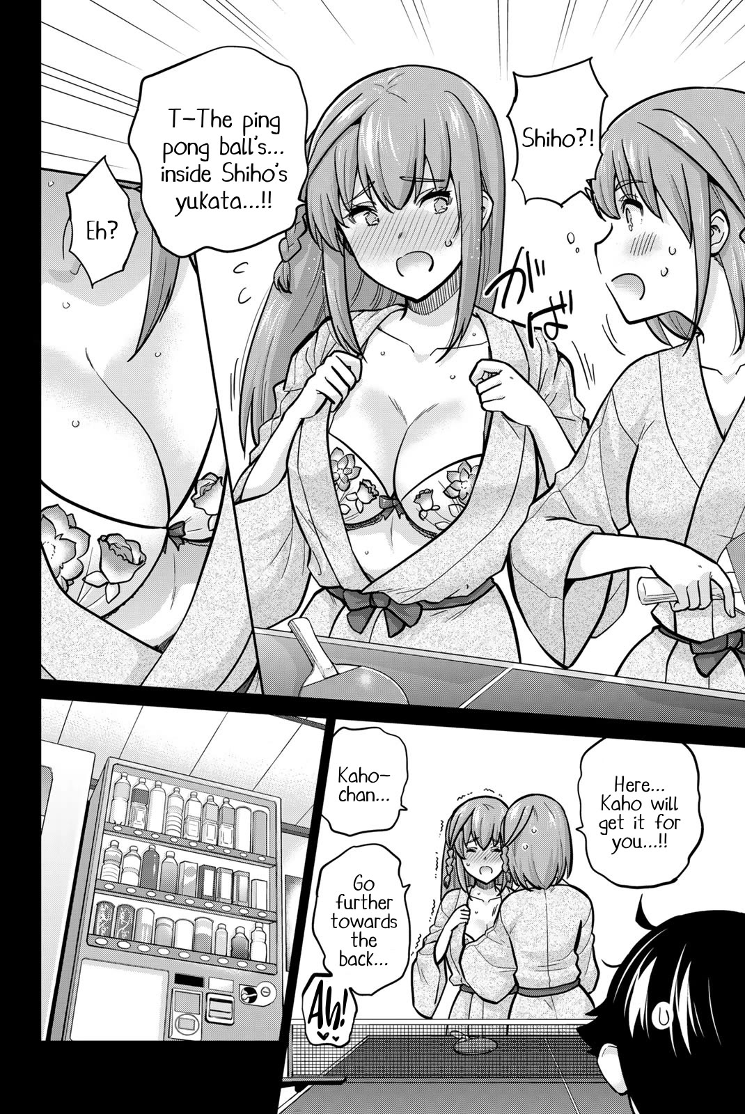 Onegai, Nugashite. Chapter 99 page 8 - Chapter 99: One Guy, Three Girls, One Hot Spring Day Trip