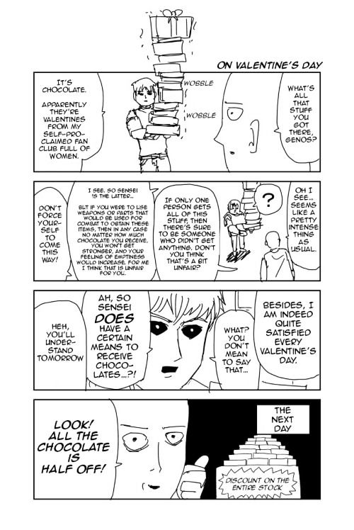 Onepunch-Man (ONE) Chapter 105.5 page 1 - Chapter 105.5 : Valentines Day