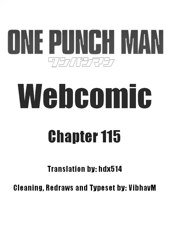 Onepunch-Man (ONE) Chapter 115 page 1 - Chapter 115