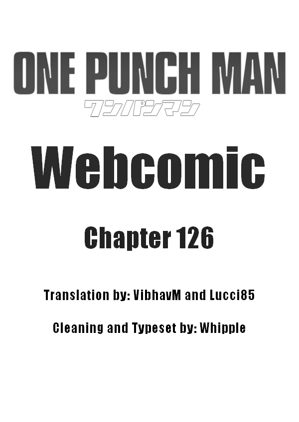 Onepunch-Man (ONE) Chapter 126 page 1 - Chapter 126