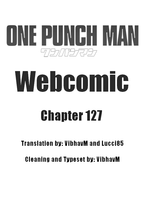Onepunch-Man (ONE) Chapter 127 page 1 - Chapter 127