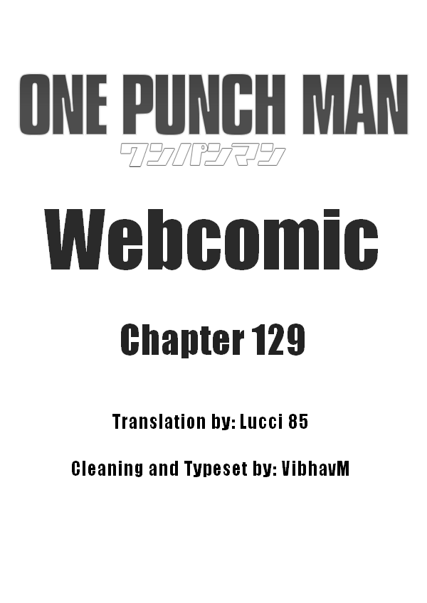 Onepunch-Man (ONE) Chapter 129 page 1 - Chapter 129