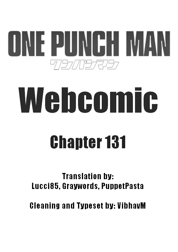 Onepunch-Man (ONE) Chapter 131 page 1 - Chapter 131