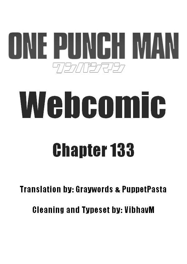 Onepunch-Man (ONE) Chapter 133 page 1 - Chapter 133