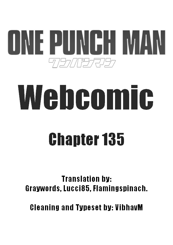 Onepunch-Man (ONE) Chapter 135 page 1 - Chapter 135