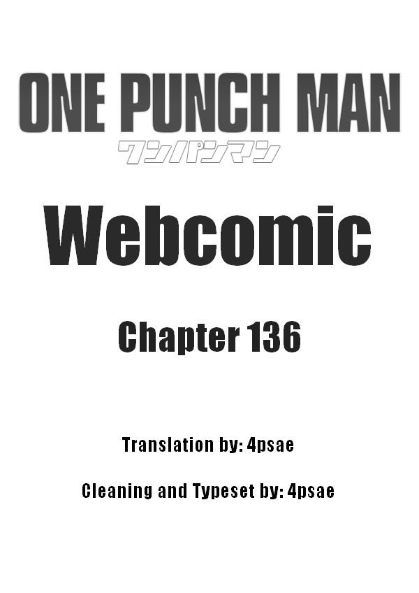 Onepunch-Man (ONE) Chapter 136 page 1 - Chapter 136