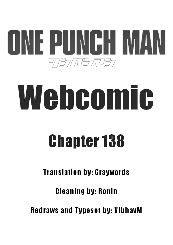 Onepunch-Man (ONE) Chapter 138 page 1 - Chapter 138