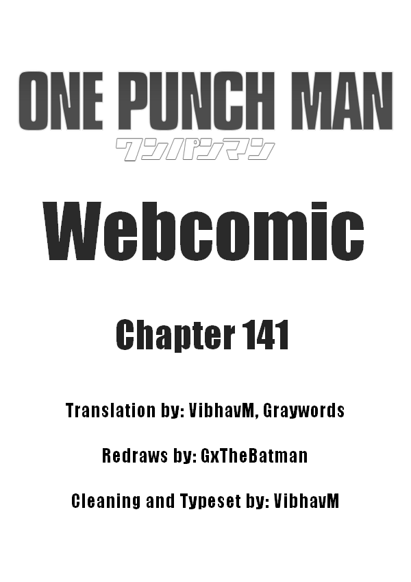 Onepunch-Man (ONE) Chapter 141 page 1 - Chapter 141