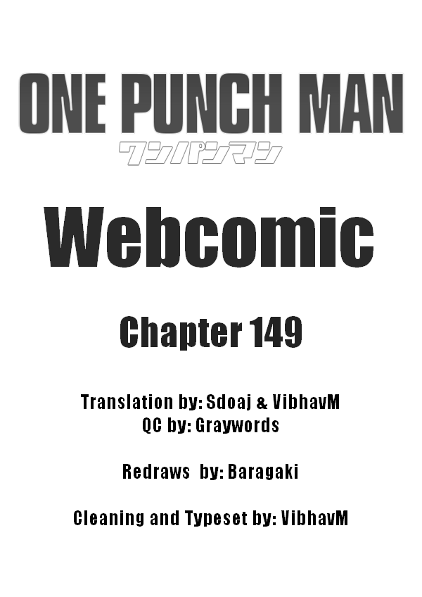 Onepunch-Man (ONE) Chapter 149 page 1 - Chapter 149