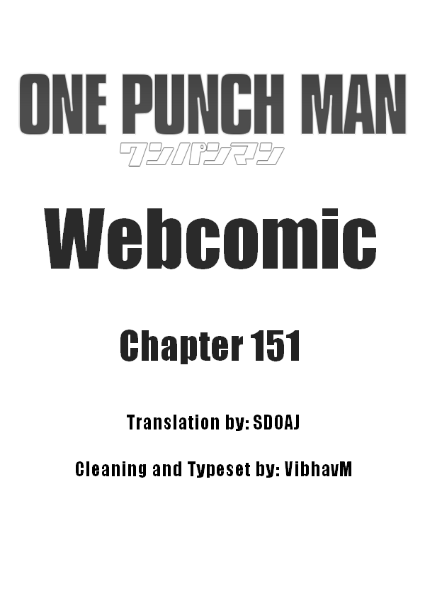 Onepunch-Man (ONE) Chapter 151 page 1 - Chapter 151