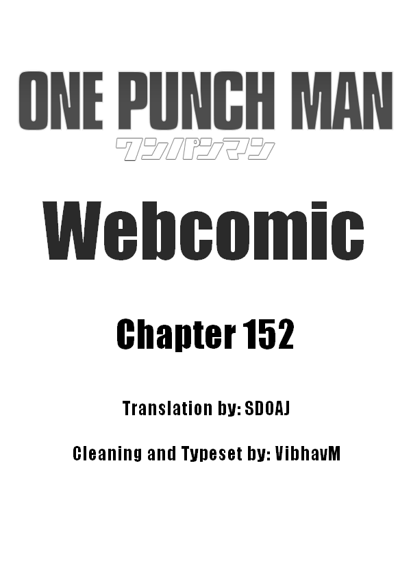 Onepunch-Man (ONE) Chapter 152 page 1 - Chapter 152