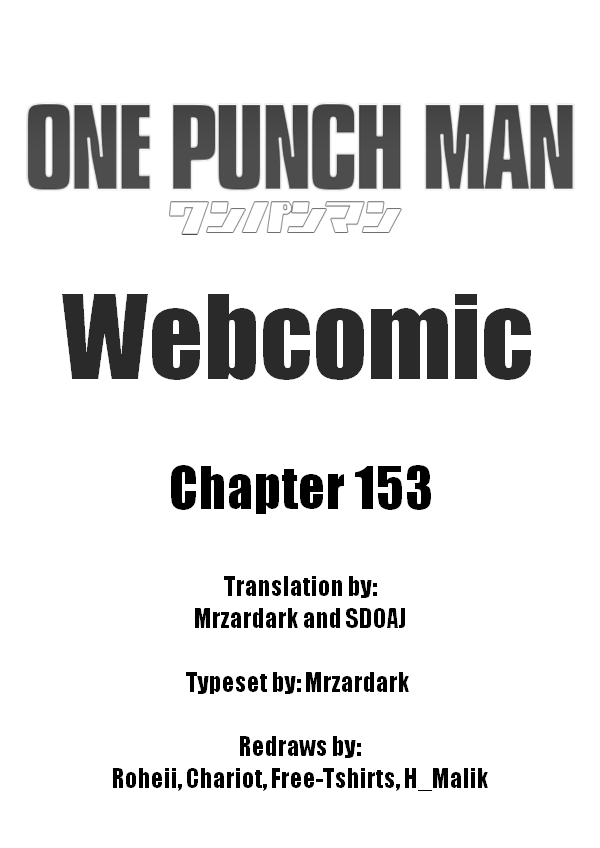 Onepunch-Man (ONE) Chapter 153 page 1 - Chapter 153