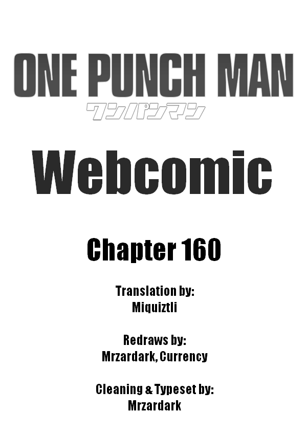 Onepunch-Man (ONE) Chapter 160 page 1 - Chapter 160