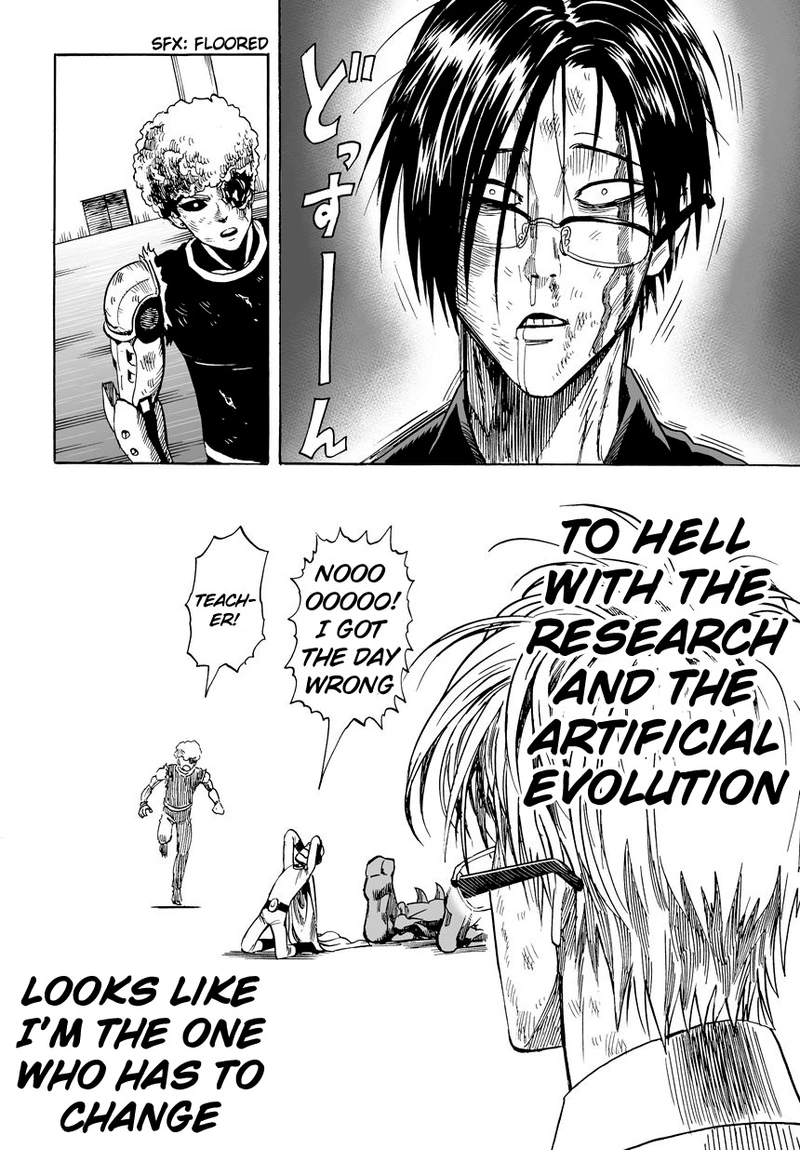 Onepunch-Man Chapter 11 page 22 - Chapter 11: The Key To His Power