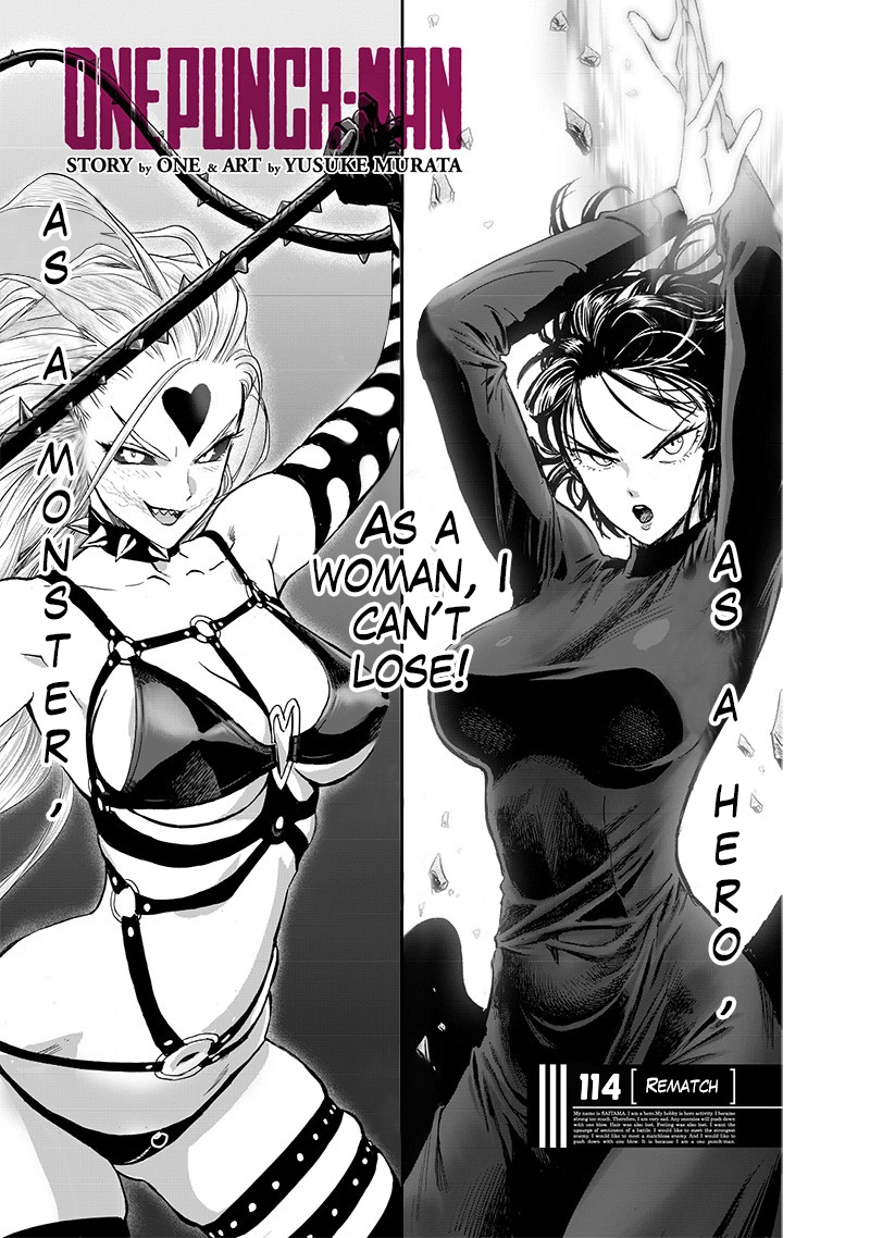 Onepunch-Man Chapter 114 page 1 - Chapter 114: Rematch