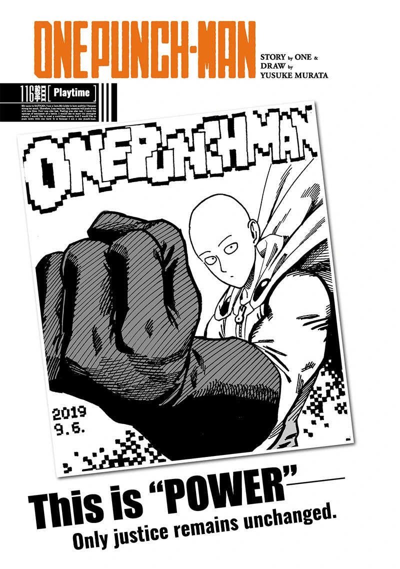 Onepunch-Man Chapter 116 page 1 - Chapter 116: Playtime