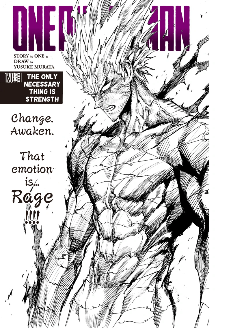 Onepunch-Man Chapter 120 page 1 - Chapter 120: The Only Necessary Thing Is Strength