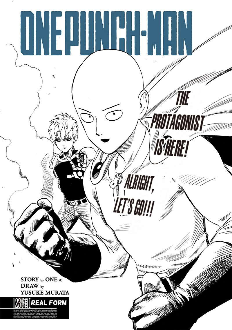 Onepunch-Man Chapter 123 page 1 - Chapter 123: Real Form