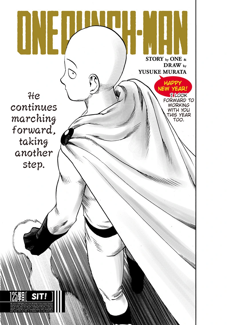 Onepunch-Man Chapter 125 page 1 - Chapter 125: Sit!