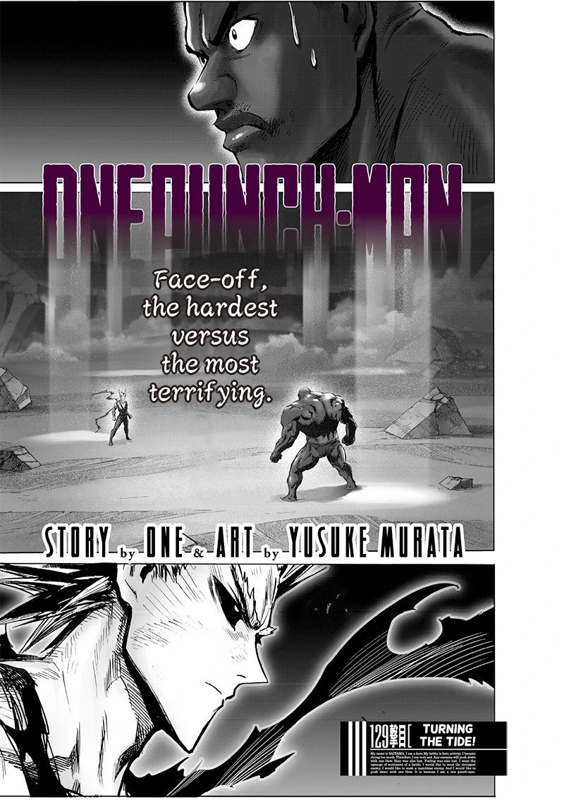 Onepunch-Man Chapter 129 page 1 - Chapter 129: Turn Over!