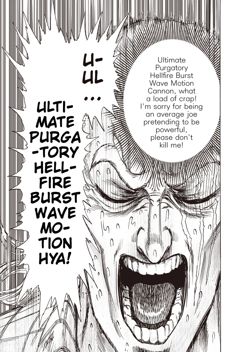 Onepunch-Man Chapter 154 page 21 - Chapter 154: Ultimate Purgatory Hellfire Burst Wave-Motion Cannon