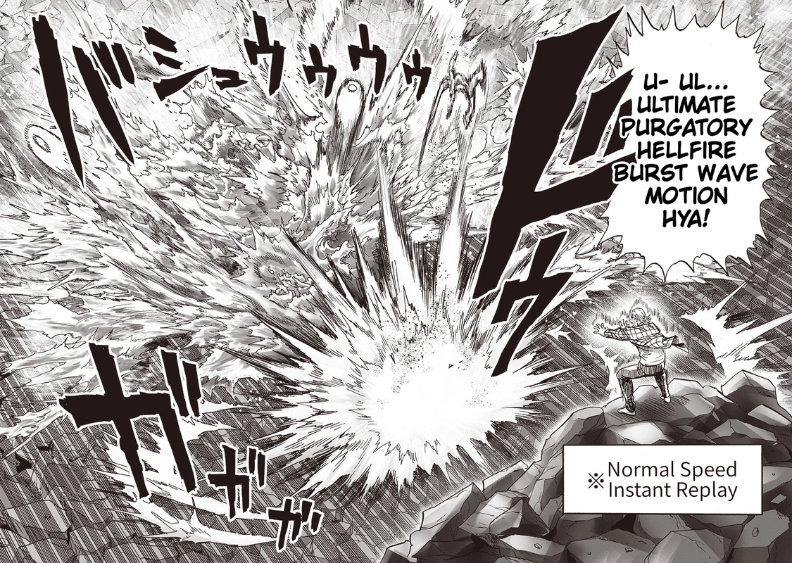 Onepunch-Man Chapter 154 page 27 - Chapter 154: Ultimate Purgatory Hellfire Burst Wave-Motion Cannon