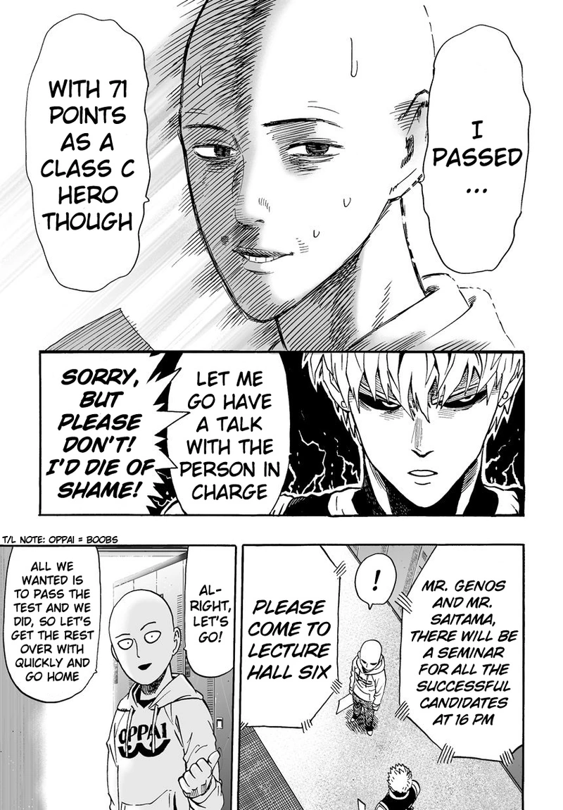 Onepunch-Man Chapter 16 page 9 - Chapter 16: Passed The Exam
