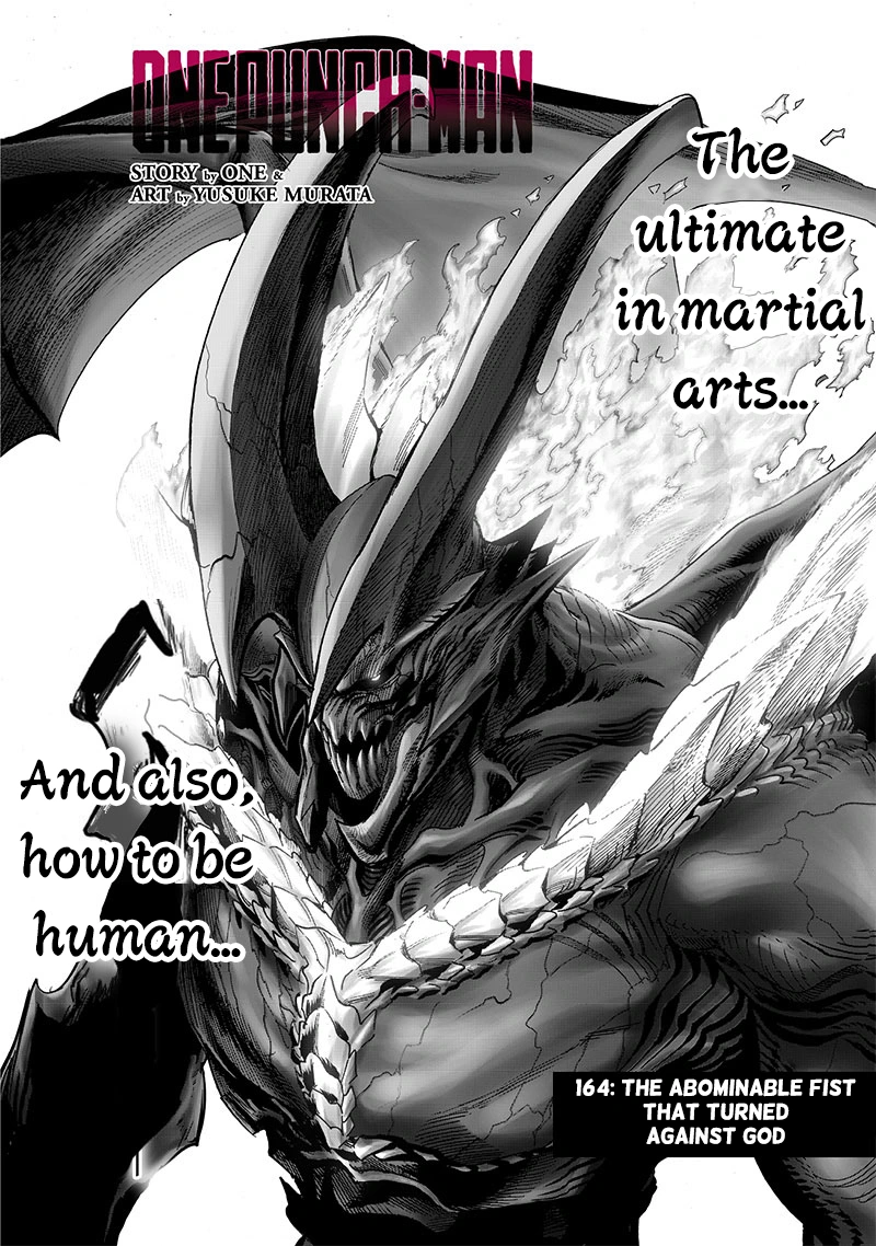 Onepunch-Man Chapter 164 page 1 - Chapter 164: The Abominable Fist That Turned Against God