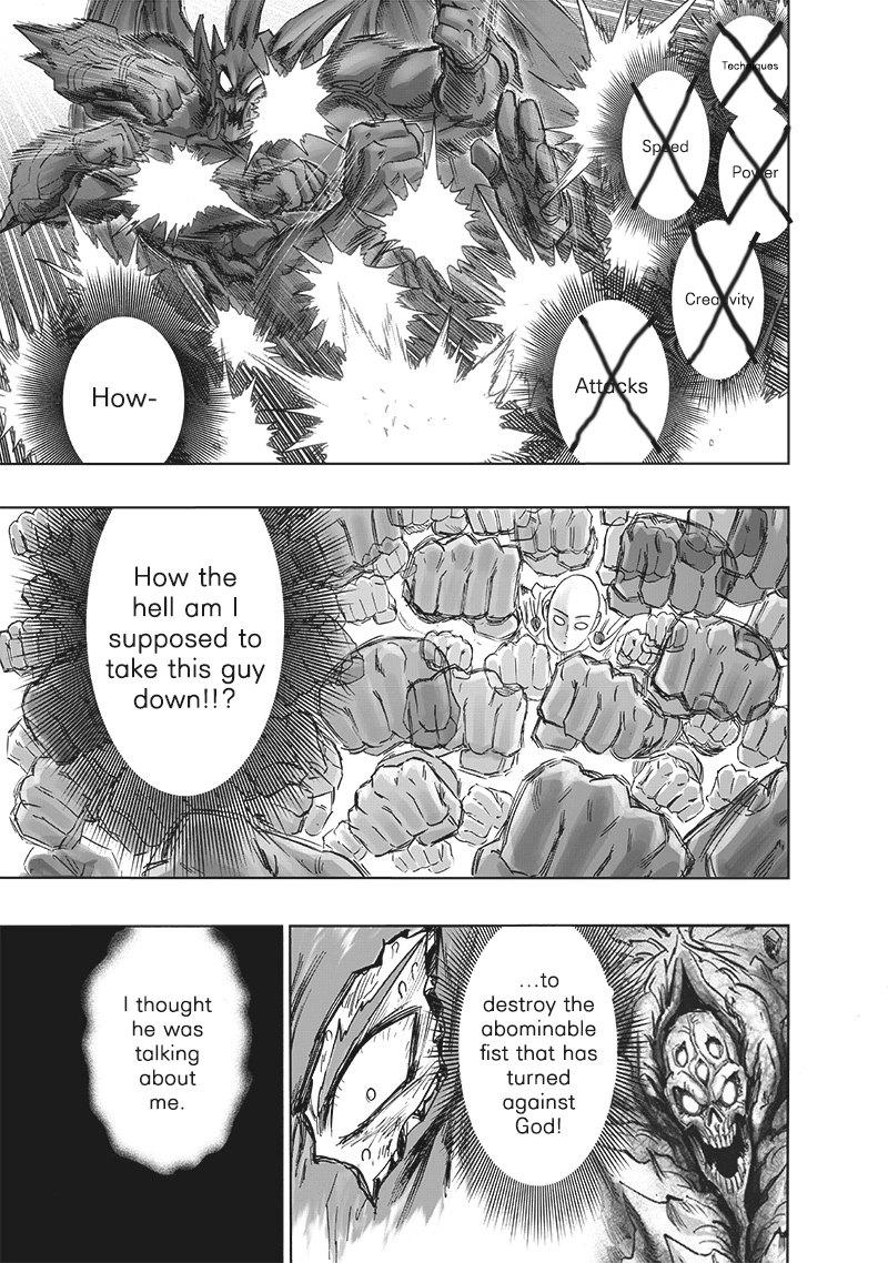 Onepunch-Man Chapter 164 page 21 - Chapter 164: The Abominable Fist That Turned Against God