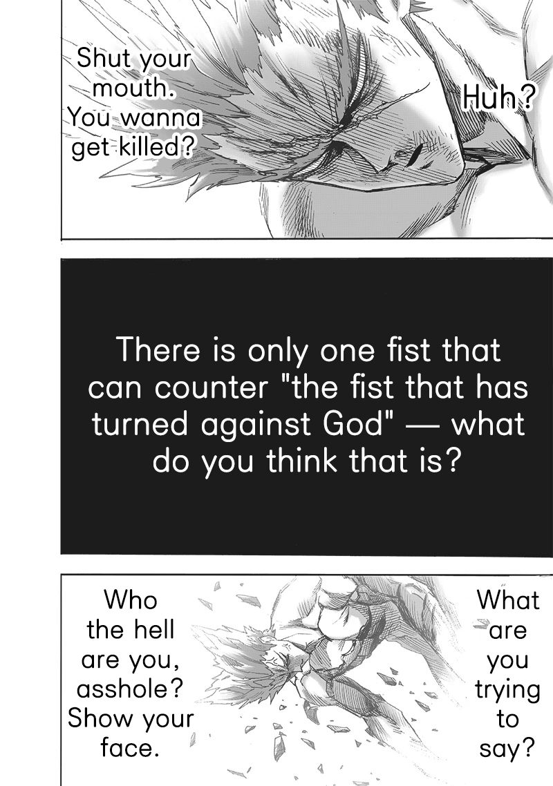 Onepunch-Man Chapter 164 page 38 - Chapter 164: The Abominable Fist That Turned Against God